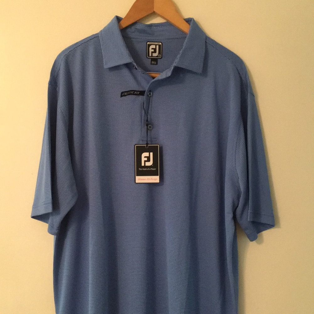 Men’s Blue FJ Golf Shirt